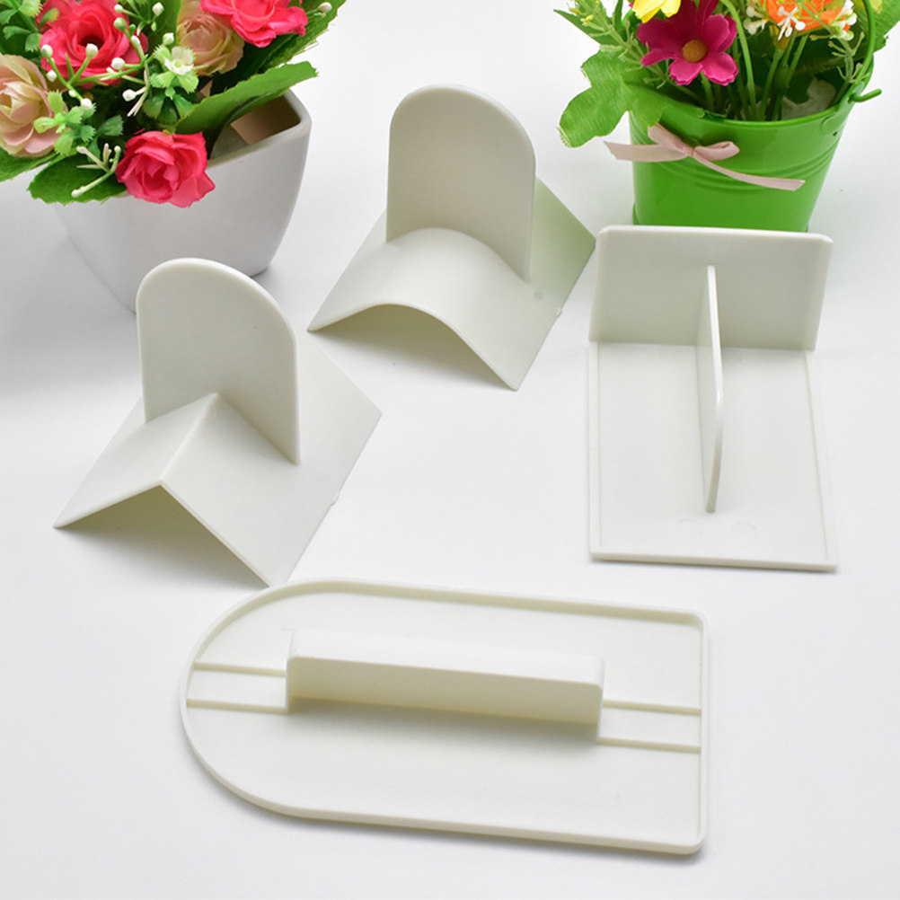 Fondant Smoother Set - Set di 4 Raschietti per Fondente