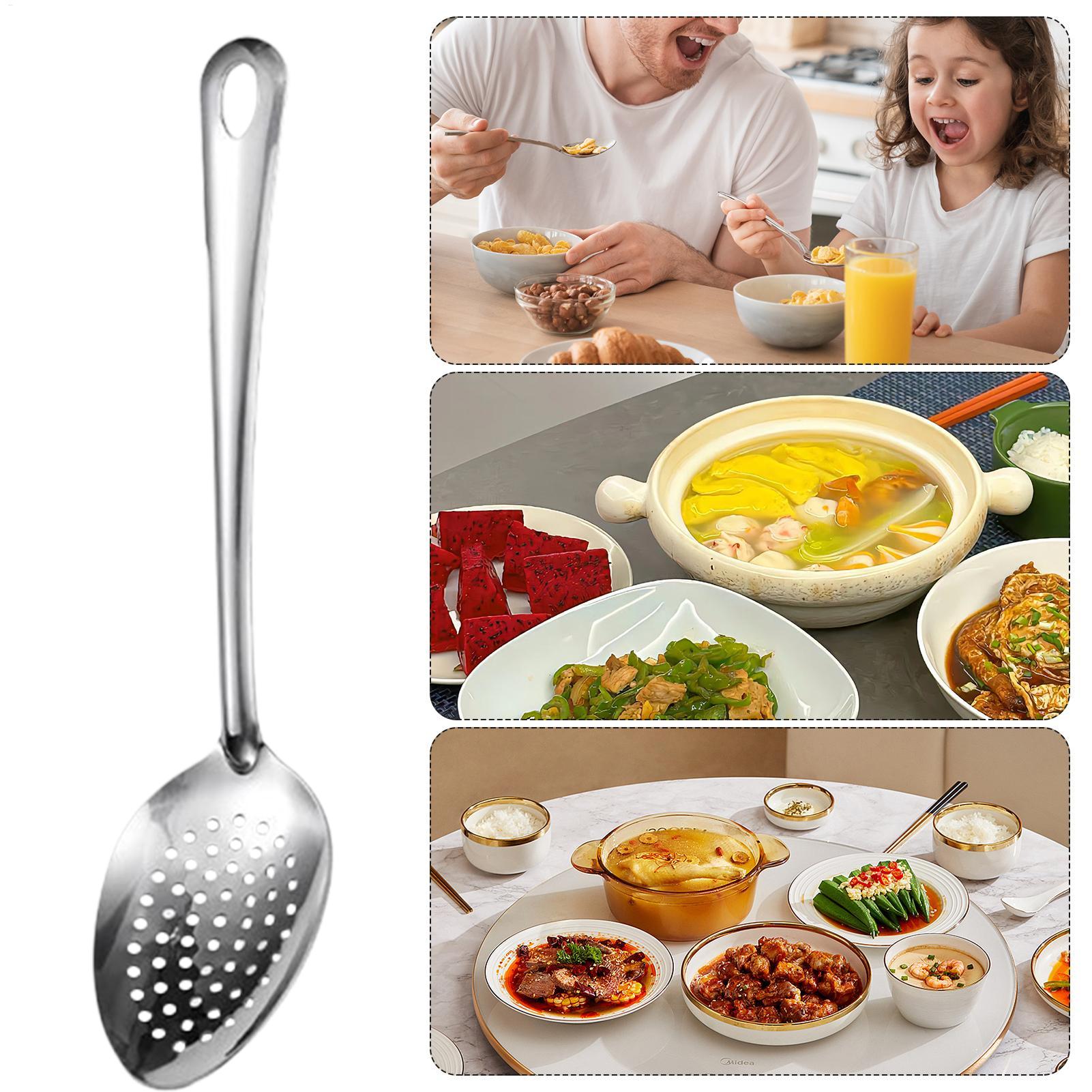 Offset Spatula Set - Cucchiaio a fessura in acciaio inossidabile