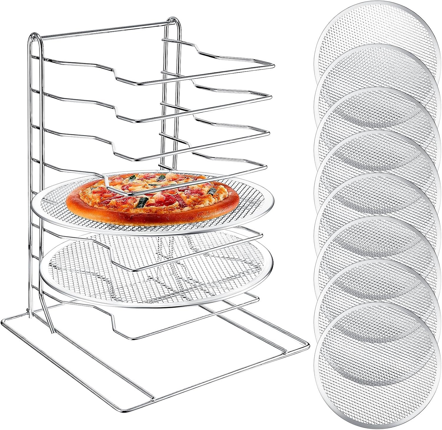 Kitchen Baking Pan - Supporto per pizza a 8 livelli