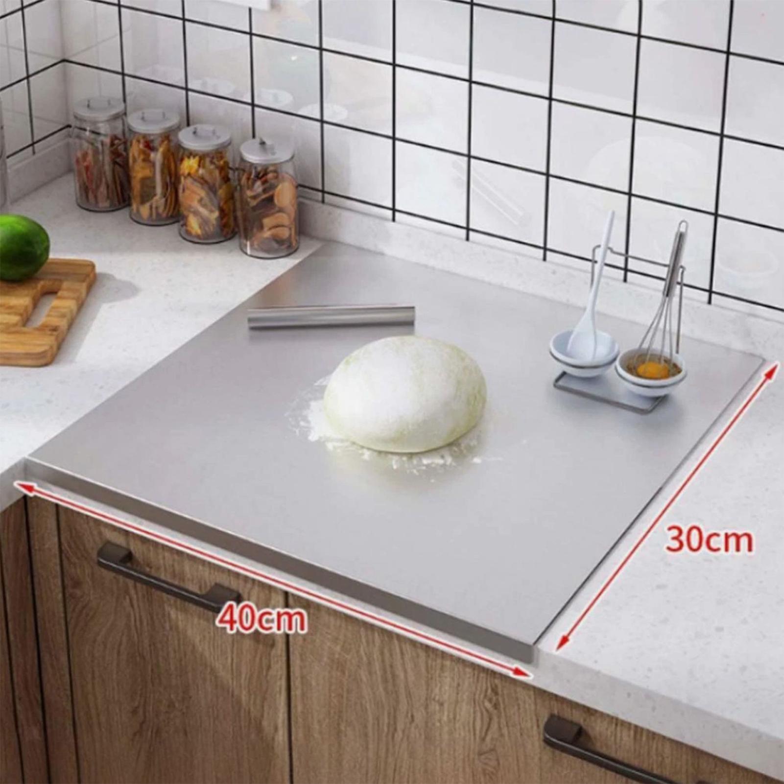 Kitchen Baking Tools - Tagliere in Acciaio Inossidabile Antiaderente a
