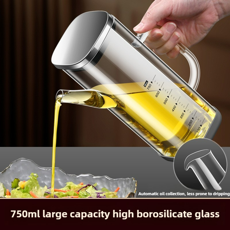 Kitchen Baking Essentials - Bottiglia di olio in vetro ad