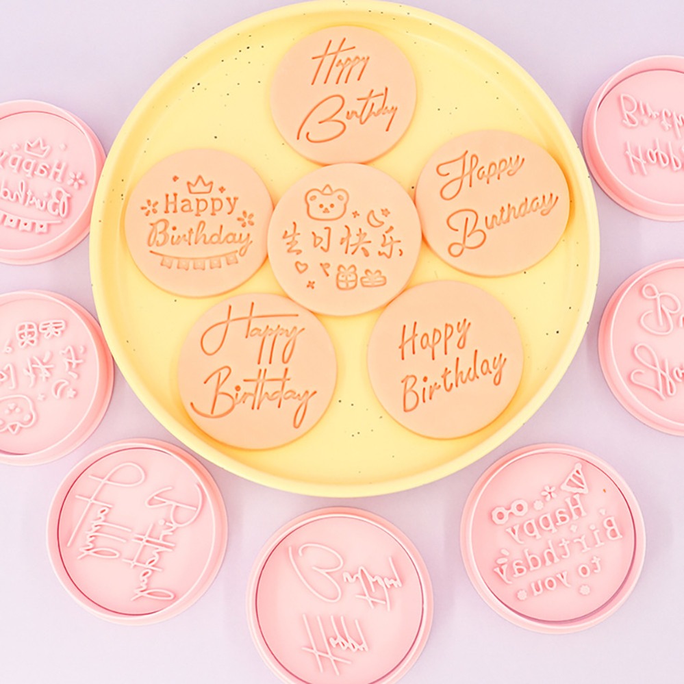 Kitchen Baking Cookies - Stampini per Biscotti 'Buon Compleanno', Stampi