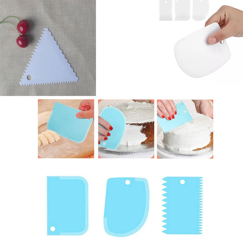 Fondant Smoother Set - Set di raschietti per torte in