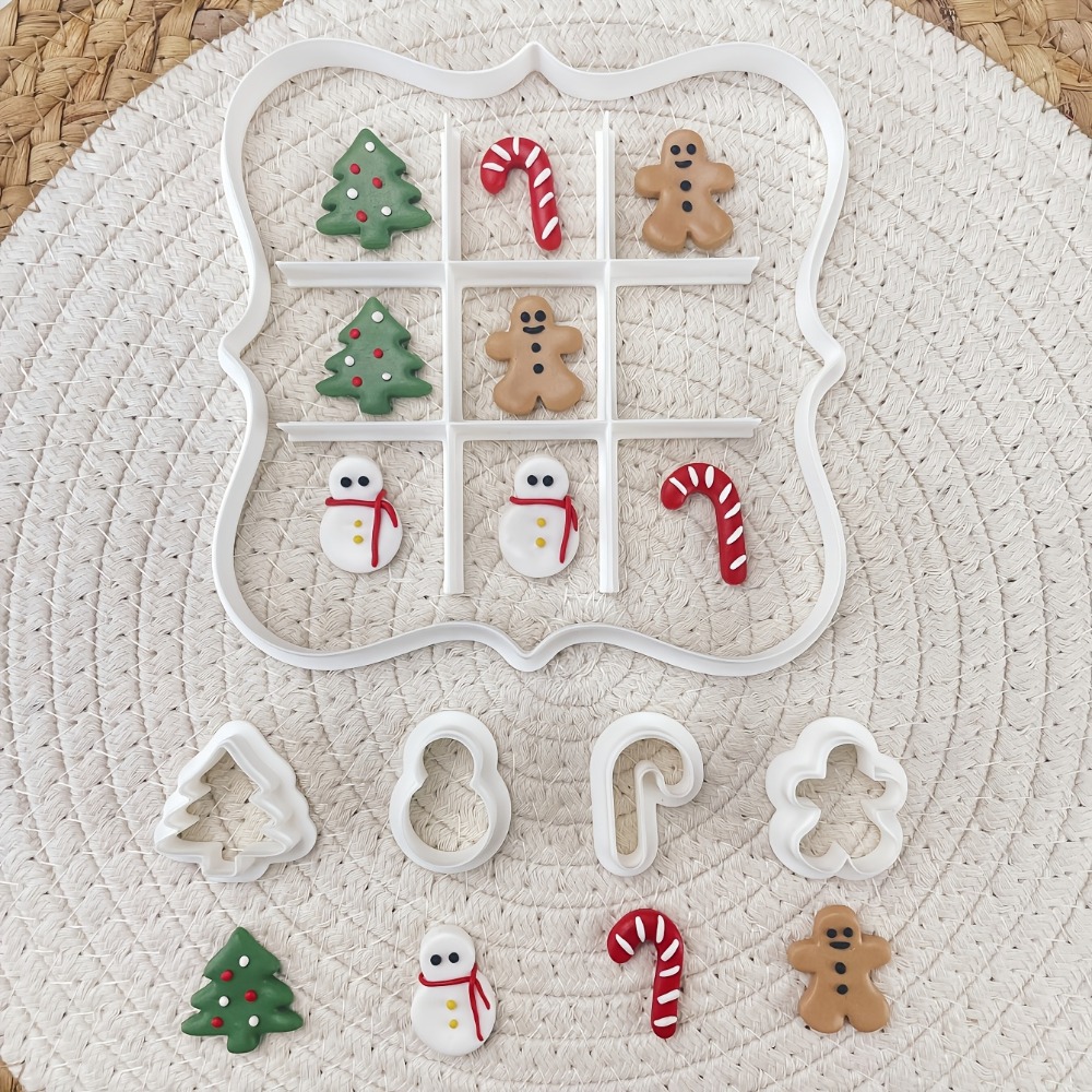 Kitchen Baking Cookies - Set di 6 Tagliabiscotti Natalizi a