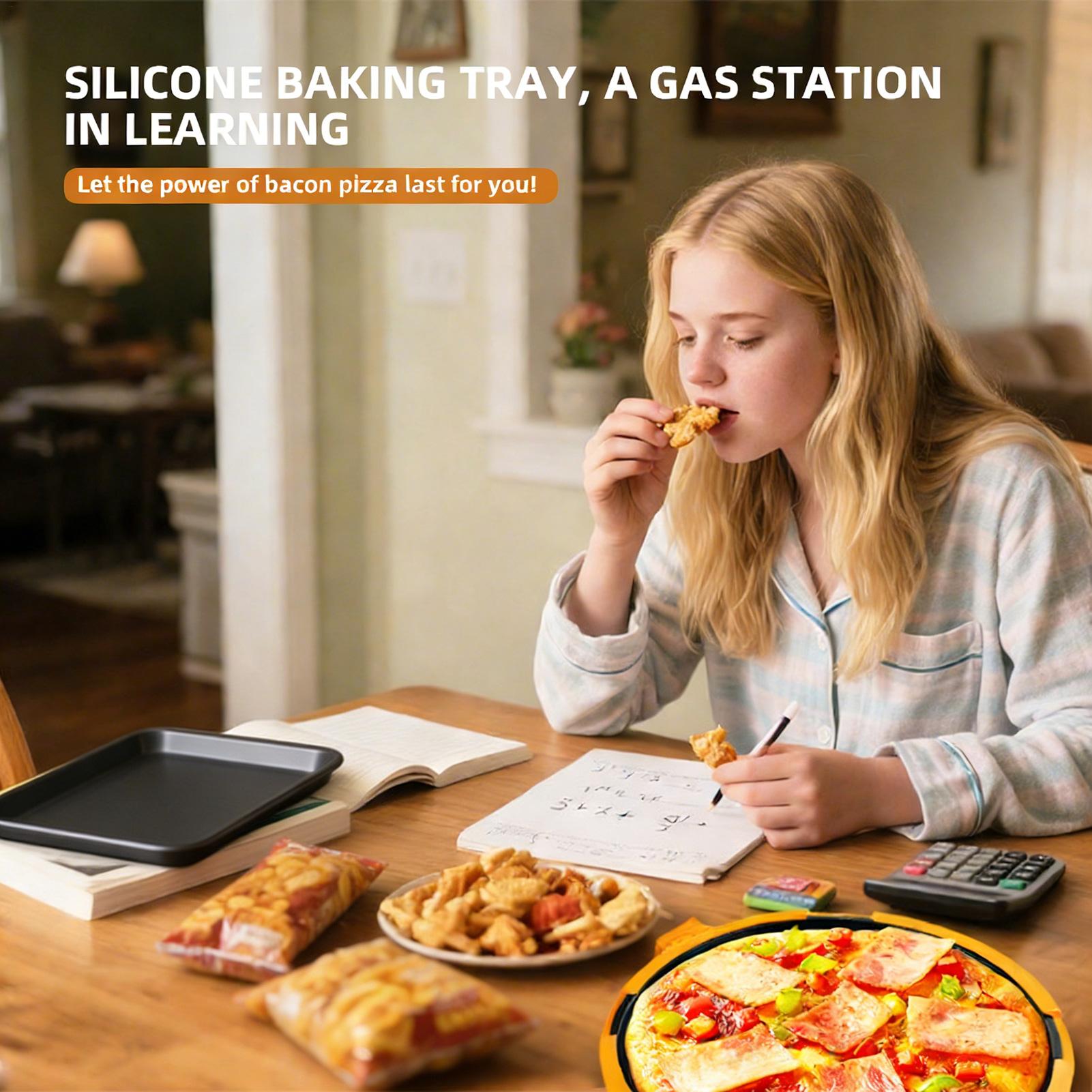 Kitchen Baking Pan - Piastra per Pizza a Riscaldamento Rapido