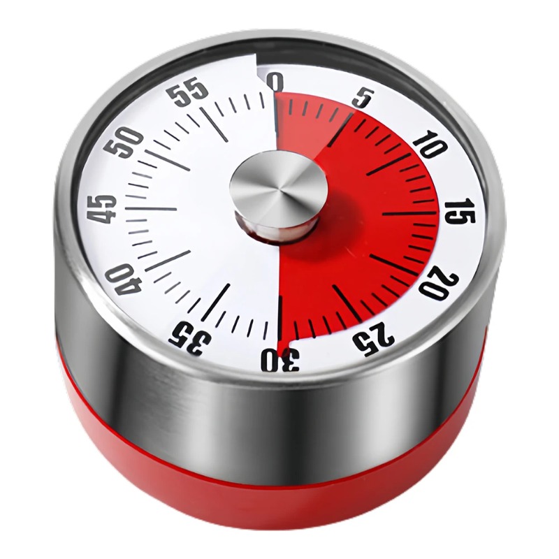 Baking Kitchen Hourly - Timer Visivo Meccanico da 1 Pezzo,