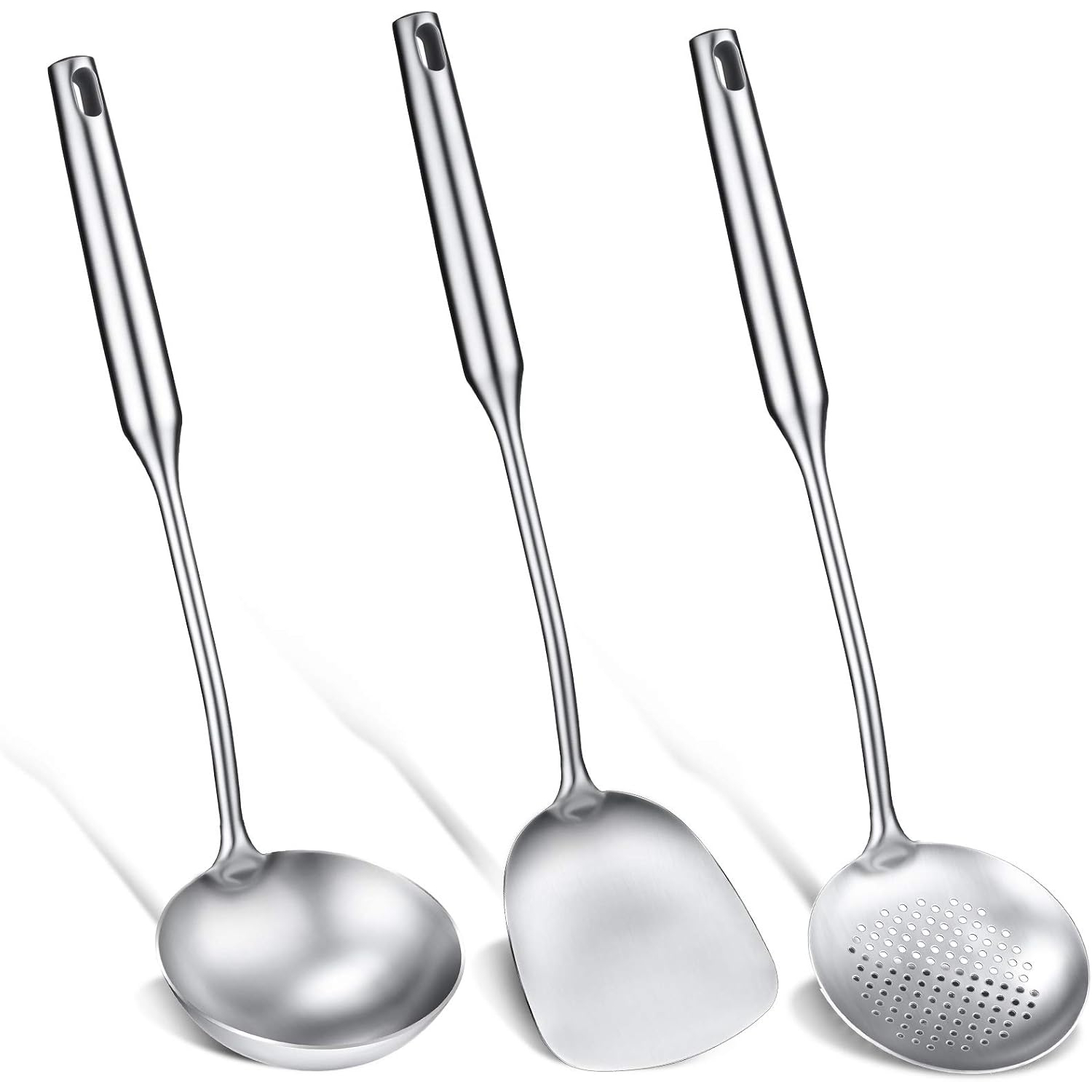 Offset Spatula Set - Spatola per Wok, Mestolo e Cucchiaio