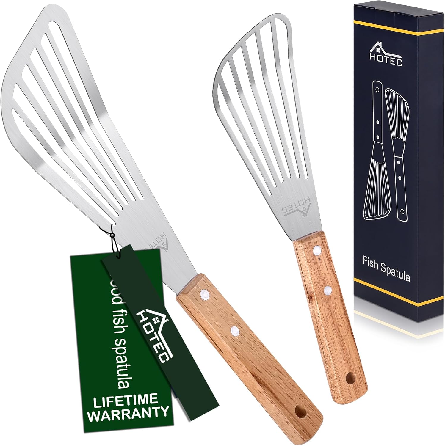 Offset Spatula Set - Set di 2 spatole per pesce