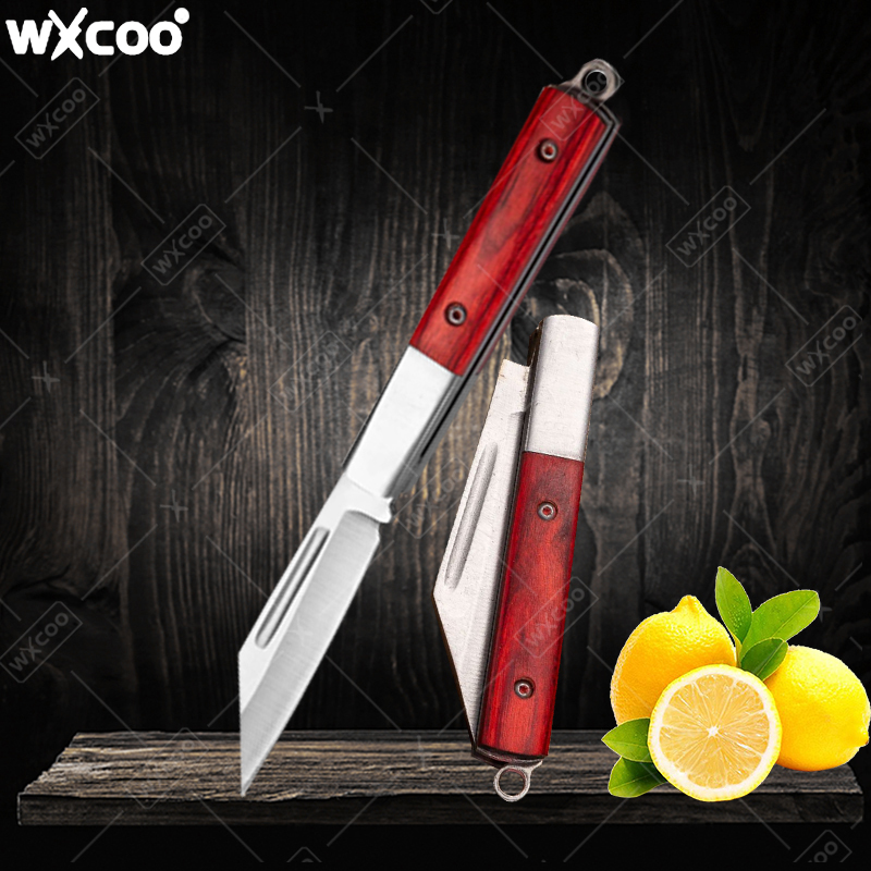 Kitchen Q - Coltello tascabile in acciaio inossidabile Manico