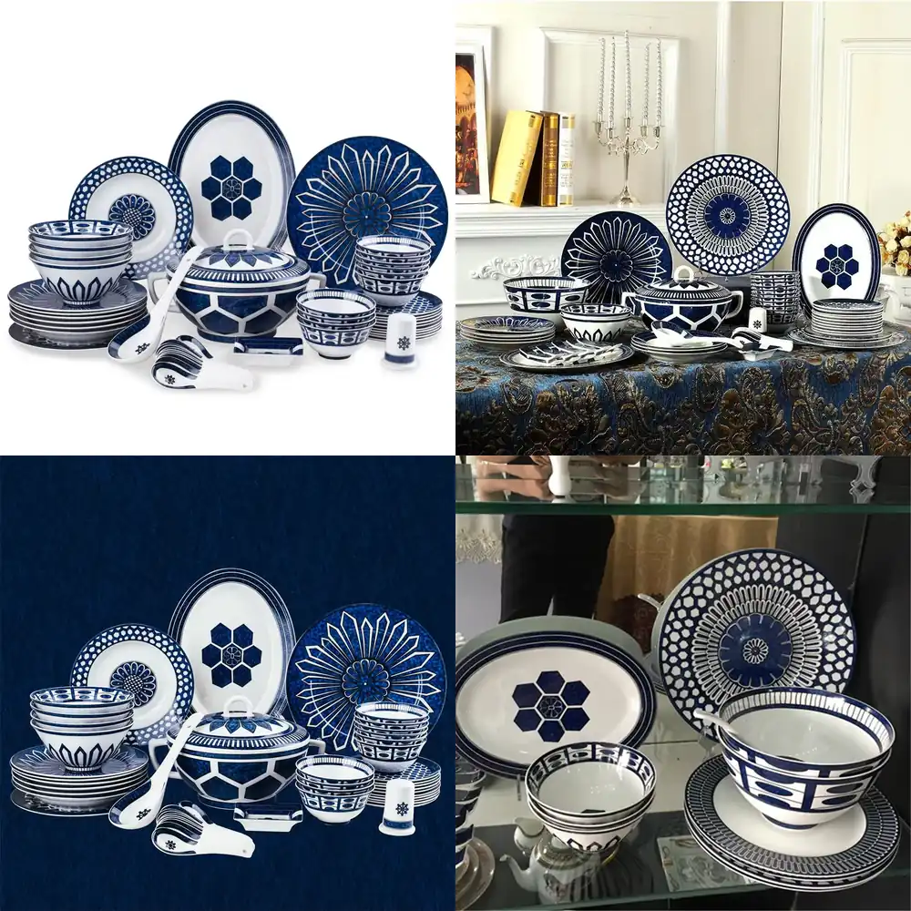 Kitchen Utensils - Set di Stoviglie da 58 Pezzi,