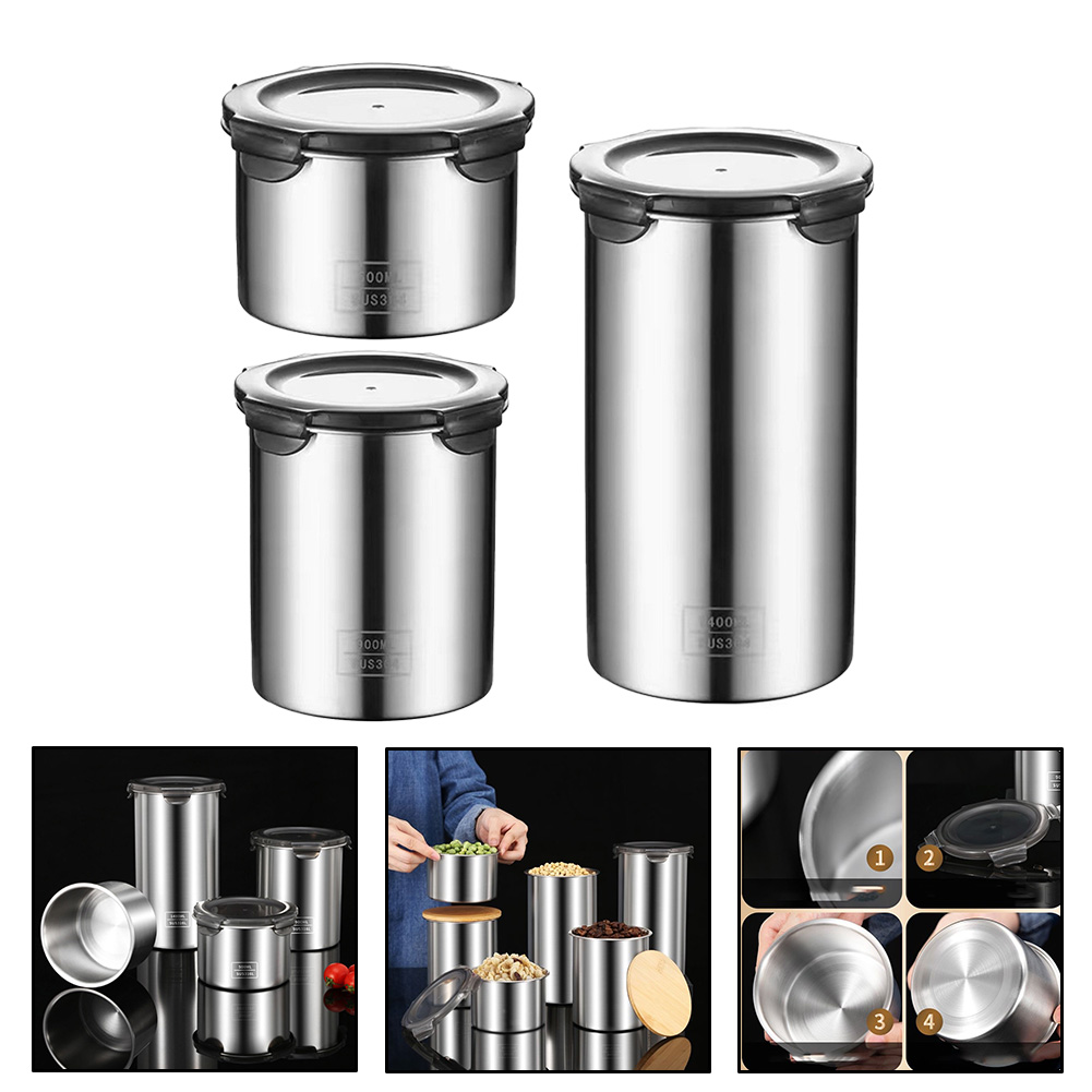 Kitchen Bank - 500/900/1400ml contenitore per alimenti sigillato sottovuoto