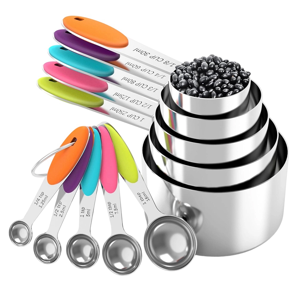 A25F-Set di tazze e cucchiai d - Kitchen Baking Utensils recensione e prezzo