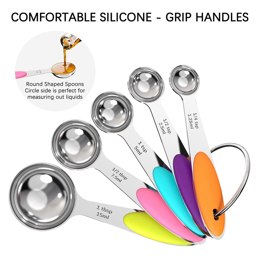 A25F-Set di tazze e cucchiai d - Kitchen Baking Utensils recensione e prezzo