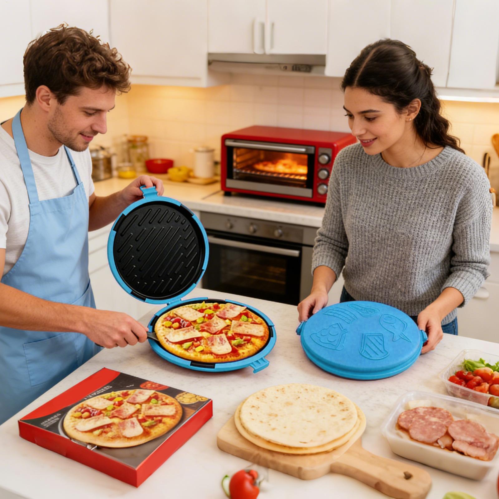 Piastra per Pizza a Riscaldame - Kitchen Baking Pan recensione e prezzo