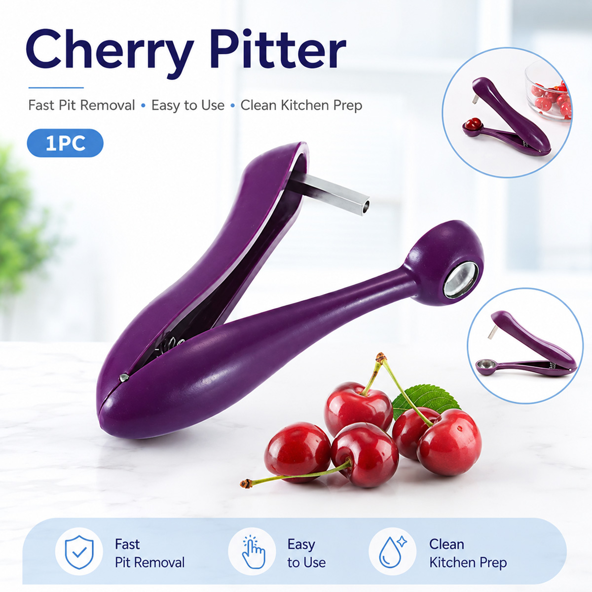 Spremi-ciliegie e olive manual - Kitchen Baking Tools recensione e prezzo