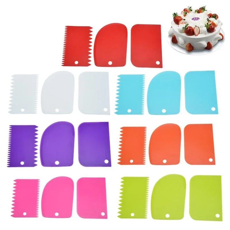 Set di 3 Raschietti per Crema  - Kitchen Baking Tools recensione e prezzo