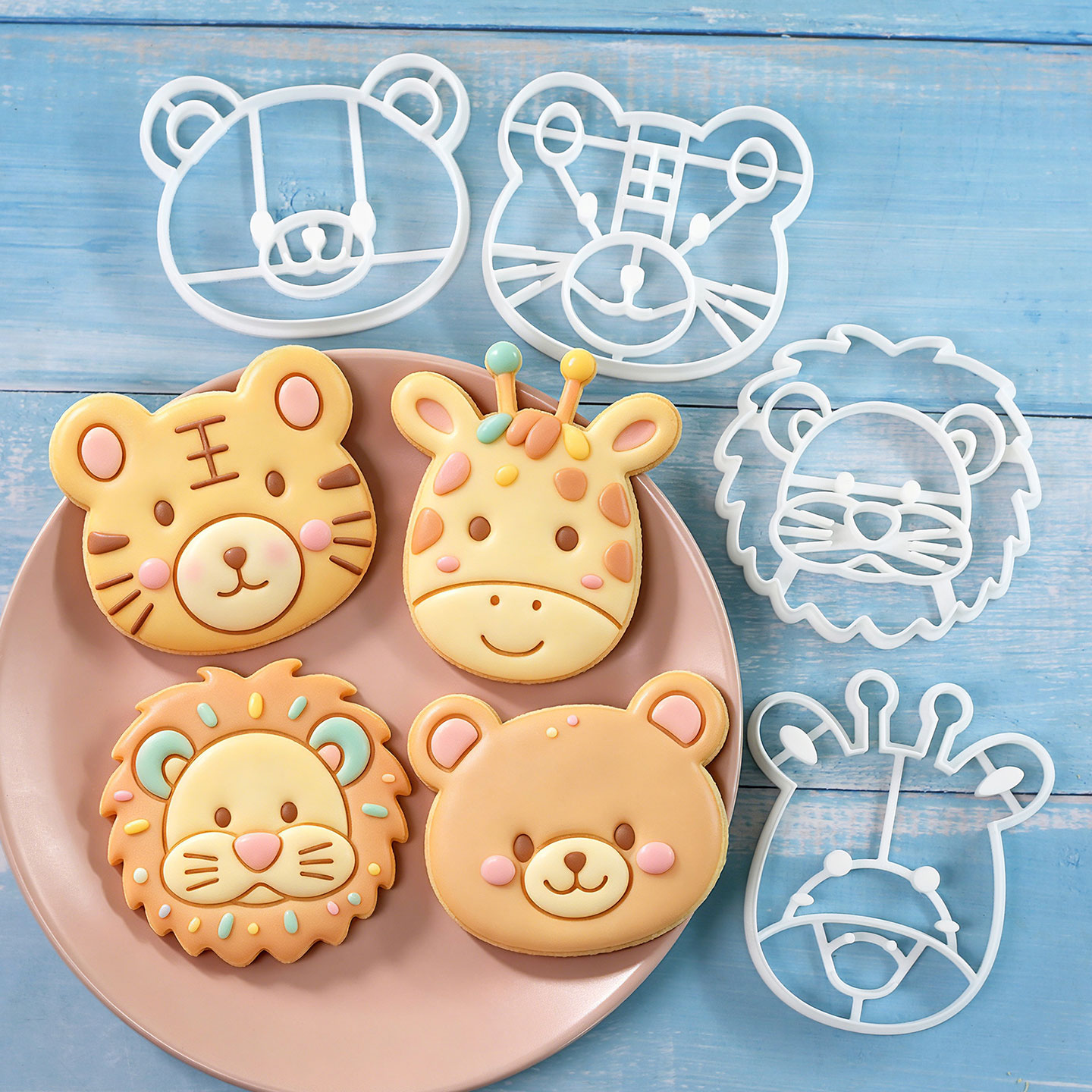 Set di 4 Tagliabiscotti a Form - Kitchen Baking Cookies recensione e prezzo