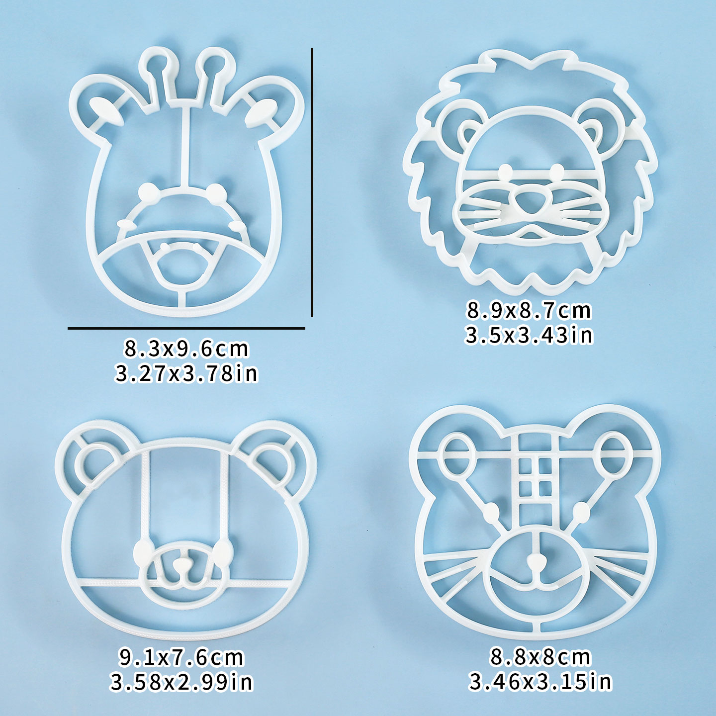 Set di 4 Tagliabiscotti a Form - Kitchen Baking Cookies recensione e prezzo