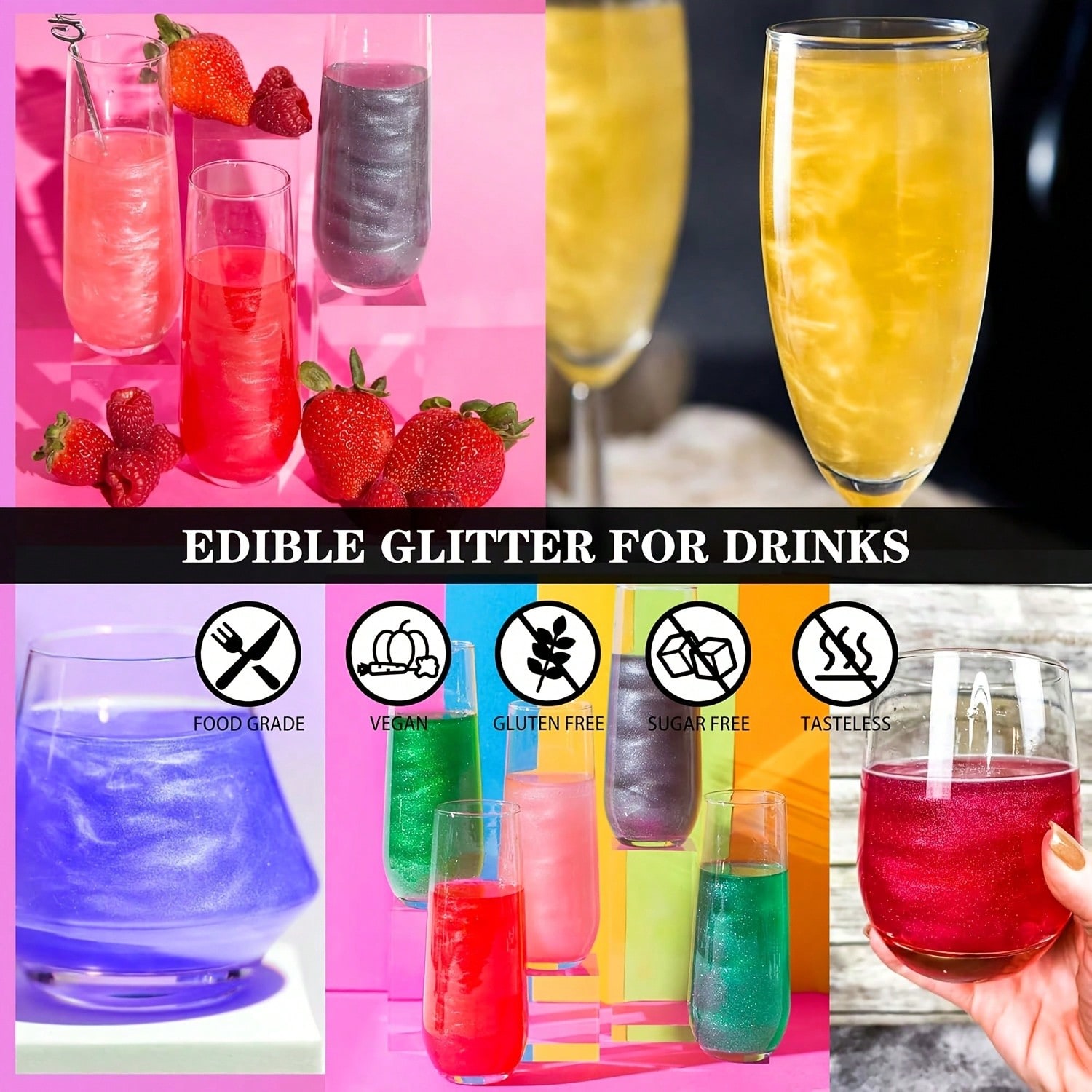 Glitter per Bevande, Decorazio - Kitchen Baking Tools recensione e prezzo