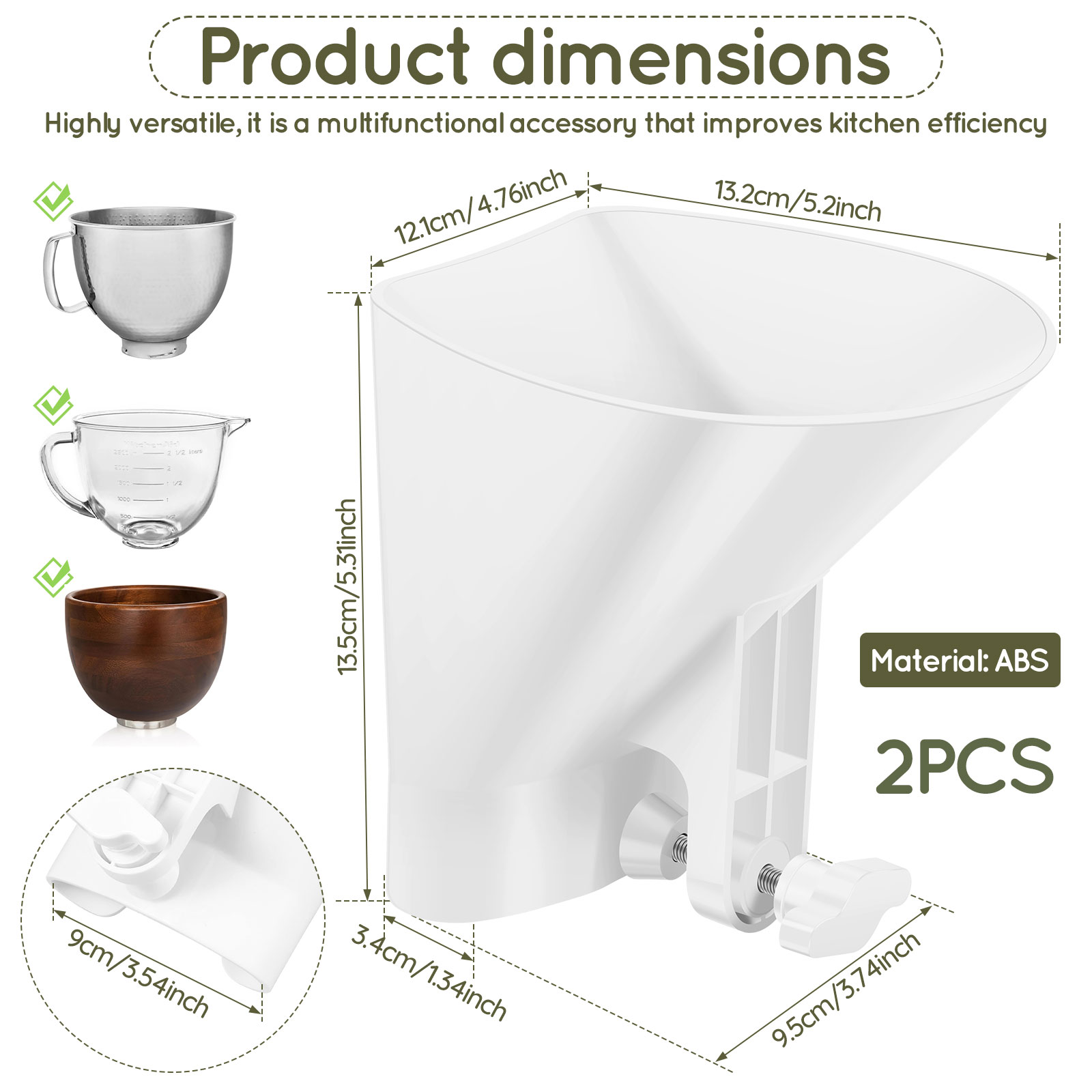 Imbuto Antigoccia per Farina p - Kitchen Baking Mixer recensione e prezzo