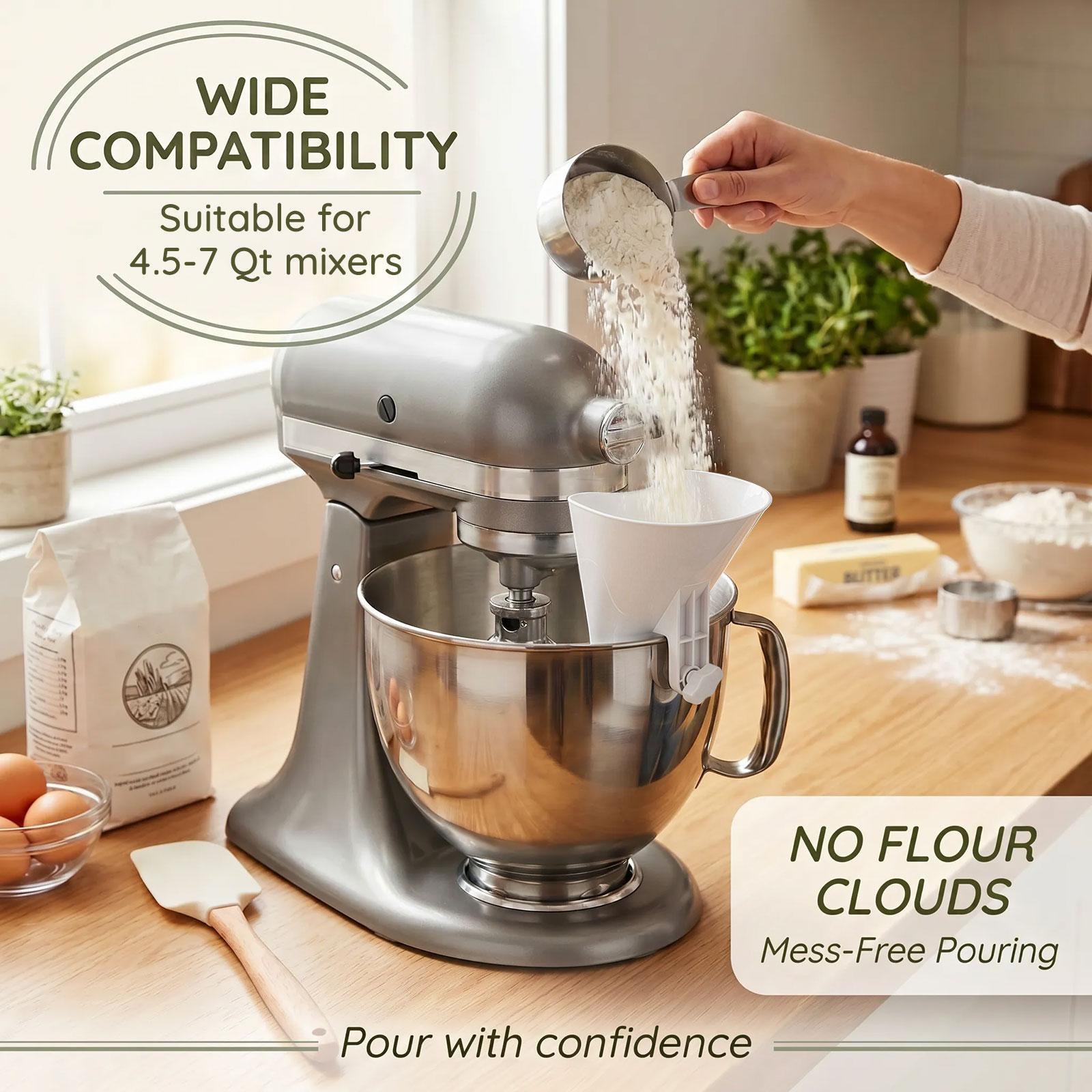 Imbuto Antigoccia per Farina p - Kitchen Baking Mixer recensione e prezzo