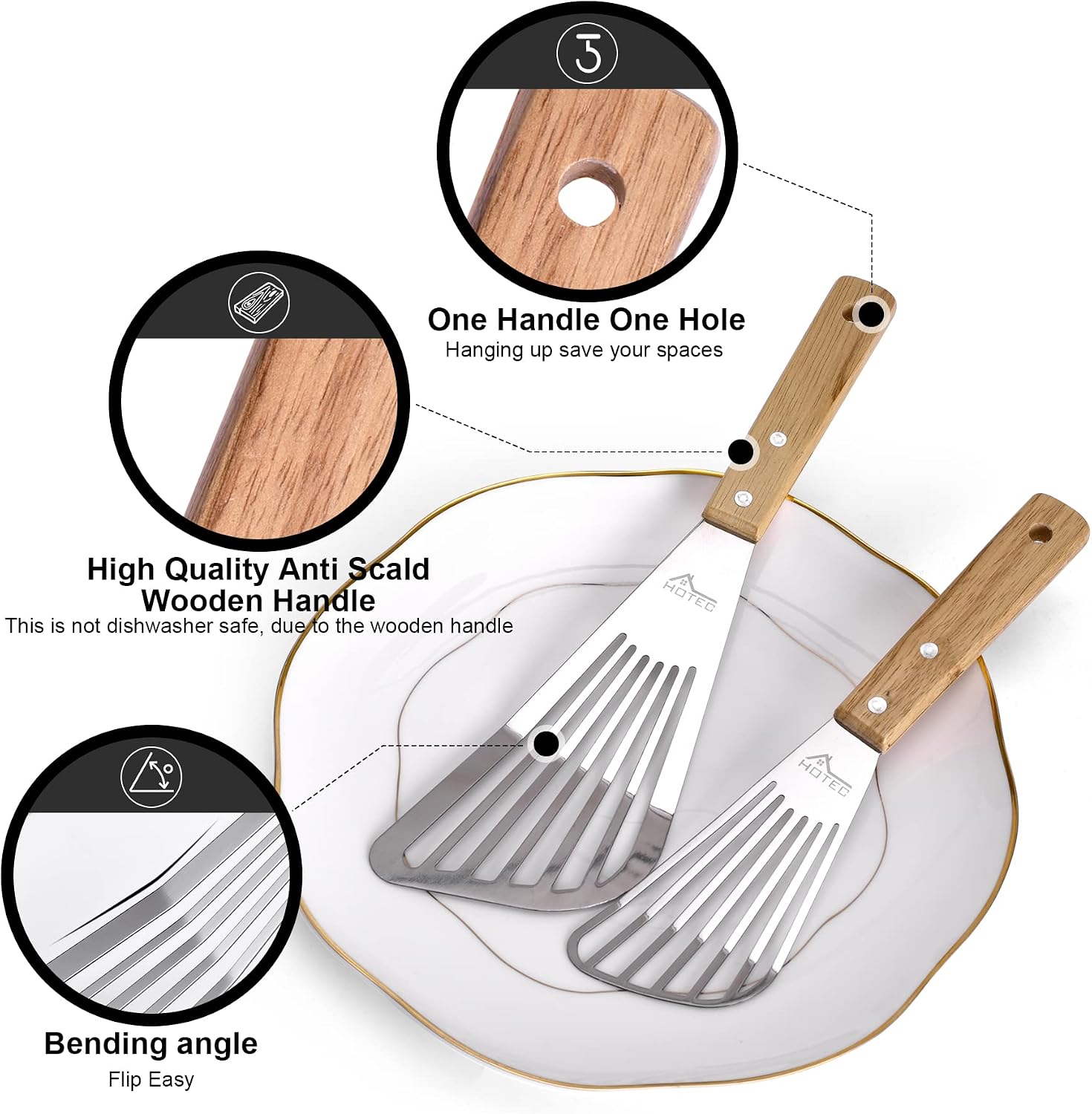 Set di 2 spatole per pesce in  - Offset Spatula Set recensione e prezzo