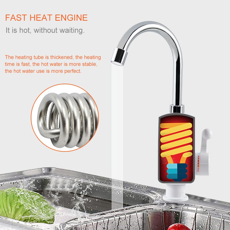 ATWFS Tankless elettrico più n - Kitchen Baking Mixer recensione e prezzo