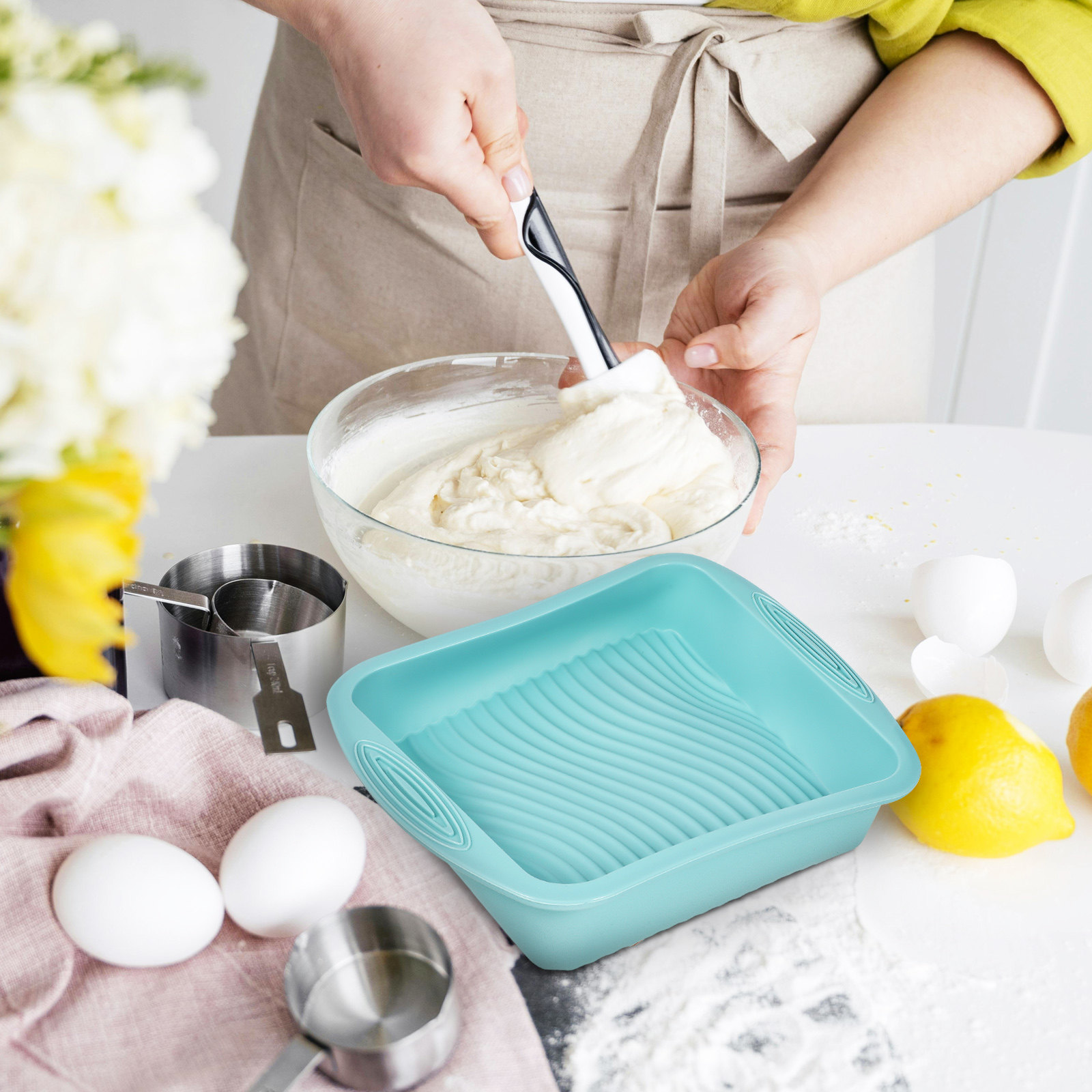 Stampo Quadrato in Silicone pe - Kitchen Baking Pan recensione e prezzo