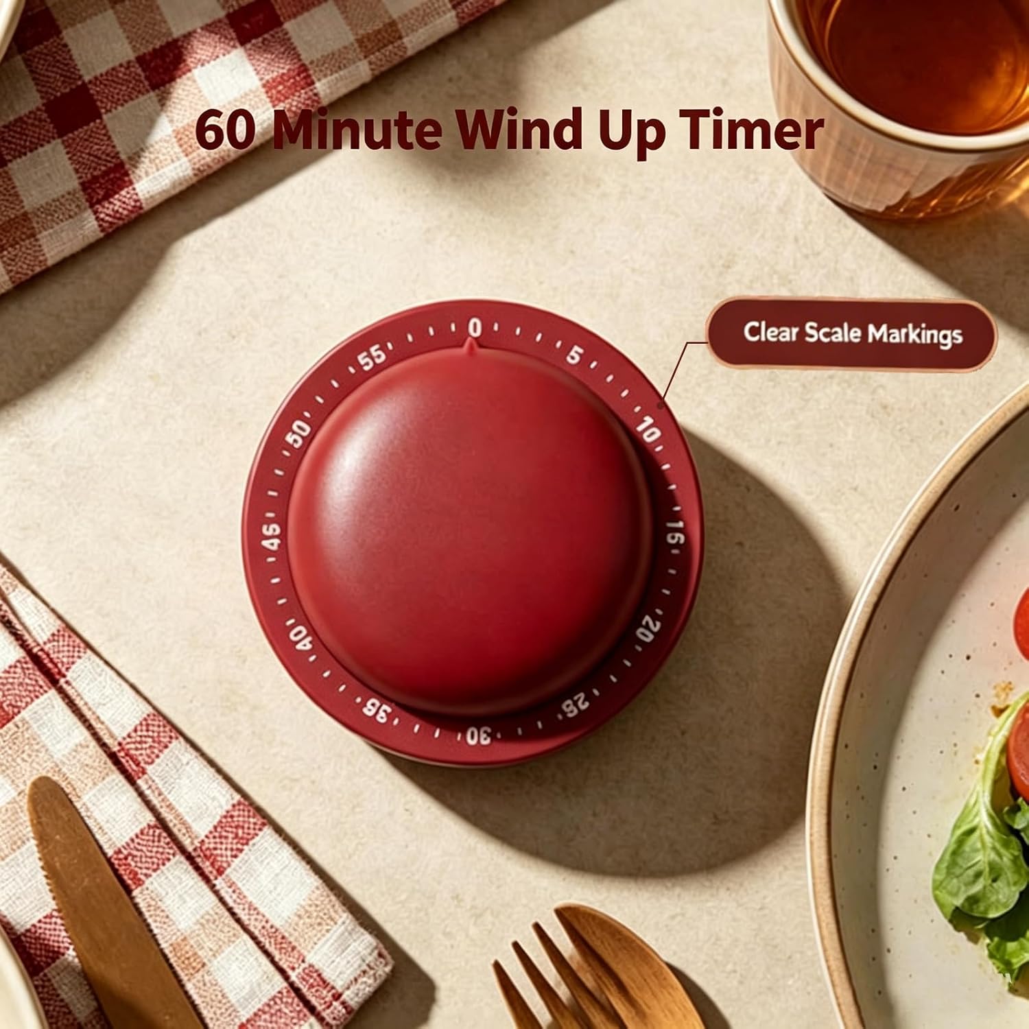 Timer da Cucina Meccanico con  - Baking Kitchen Hourly recensione e prezzo