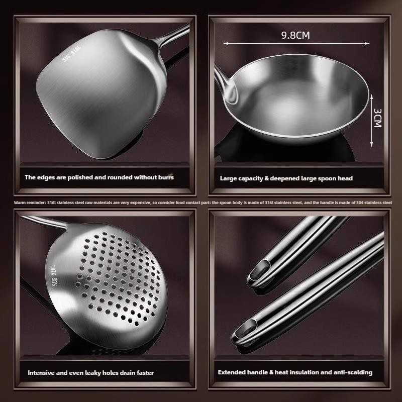 Spatola per wok in acciaio ino - Offset Spatula Set recensione e prezzo