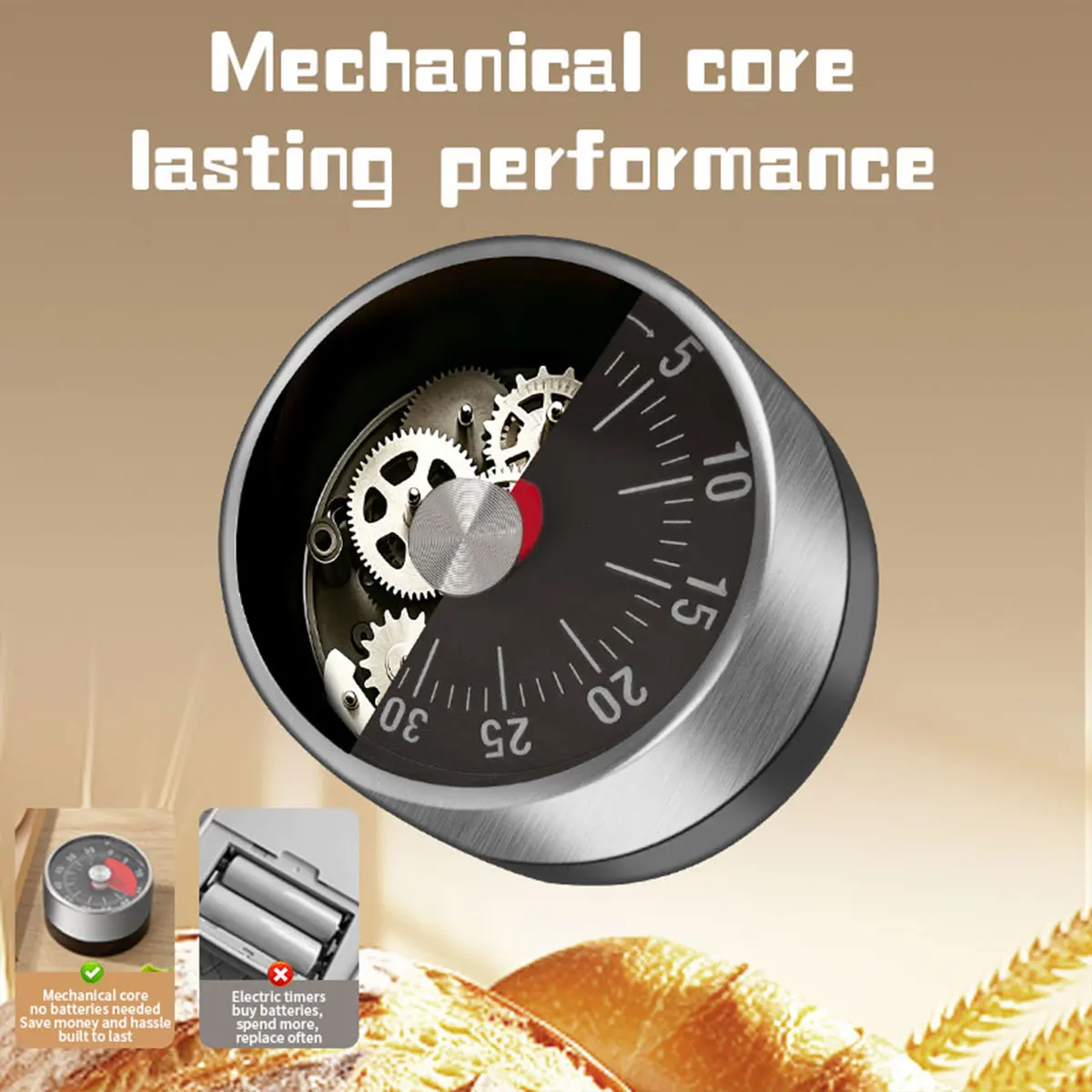 Timer Meccanico Visibile, Orol - Baking Kitchen Hourly recensione e prezzo